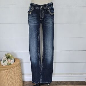 Miss Me JP5817B Boot Cut Jeans Sz 31